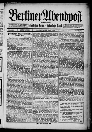 Berliner Abendpost on Jun 27, 1893
