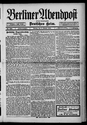 Berliner Abendpost vom 06.10.1893