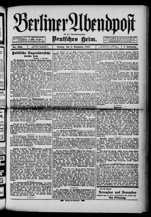 Berliner Abendpost vom 03.11.1893