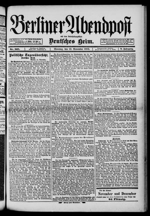 Berliner Abendpost vom 12.11.1893