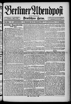 Berliner Abendpost vom 18.11.1893