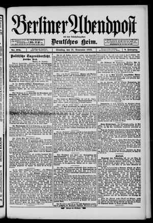Berliner Abendpost vom 21.11.1893