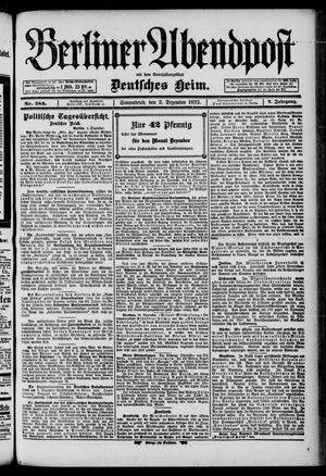 Berliner Abendpost vom 02.12.1893