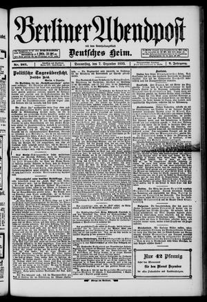 Berliner Abendpost vom 07.12.1893