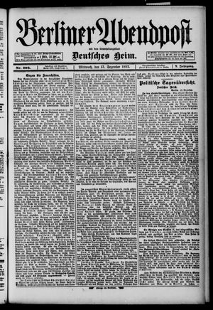 Berliner Abendpost vom 13.12.1893
