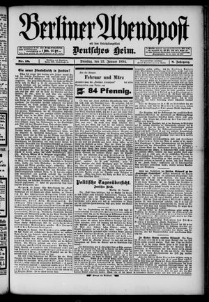 Berliner Abendpost vom 23.01.1894