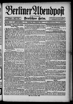 Berliner Abendpost vom 02.02.1894