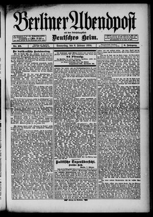 Berliner Abendpost on Feb 8, 1894