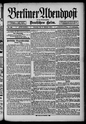Berliner Abendpost on Feb 11, 1894