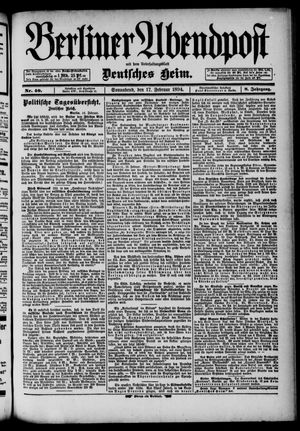 Berliner Abendpost vom 17.02.1894