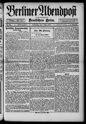 Berliner Abendpost on Mar 1, 1894