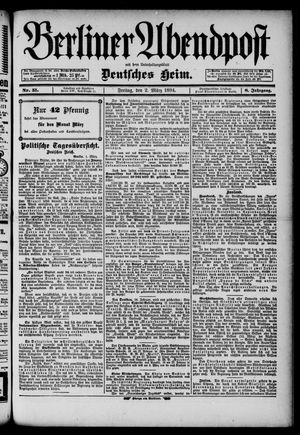 Berliner Abendpost on Mar 2, 1894