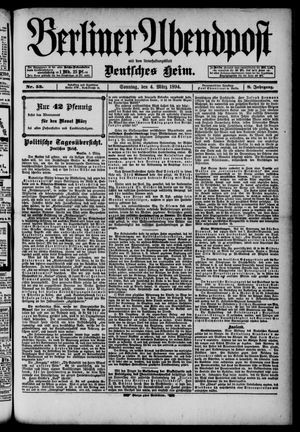 Berliner Abendpost on Mar 4, 1894
