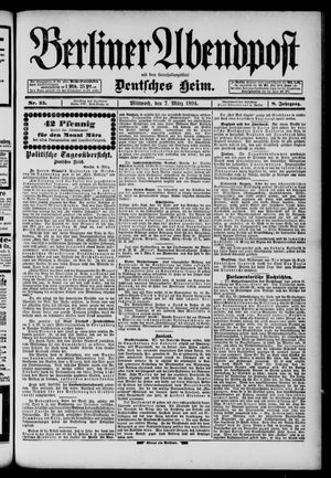 Berliner Abendpost vom 07.03.1894