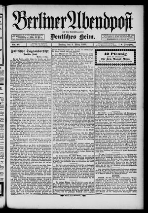 Berliner Abendpost vom 09.03.1894