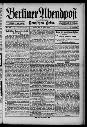 Berliner Abendpost on Mar 16, 1894