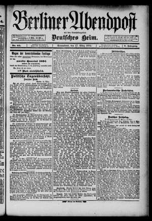 Berliner Abendpost on Mar 17, 1894