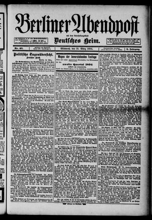 Berliner Abendpost on Mar 21, 1894