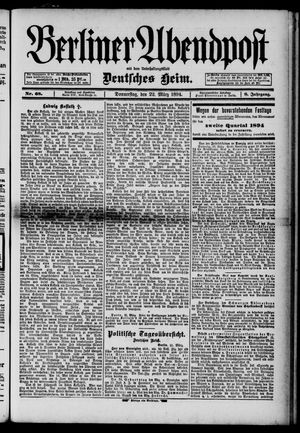 Berliner Abendpost on Mar 22, 1894