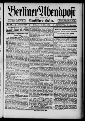 Berliner Abendpost on Mar 23, 1894