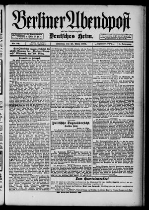 Berliner Abendpost vom 25.03.1894