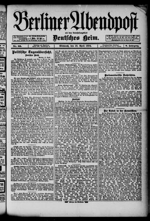 Berliner Abendpost vom 18.04.1894
