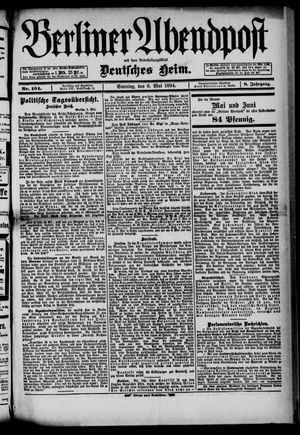 Berliner Abendpost vom 06.05.1894