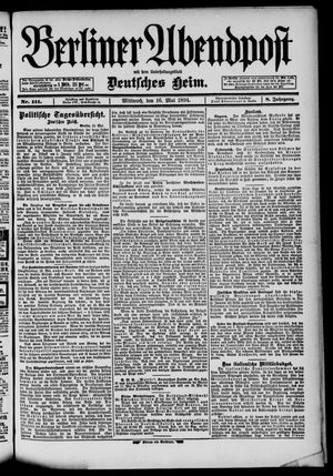 Berliner Abendpost vom 16.05.1894