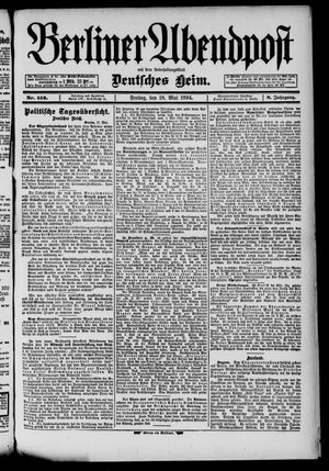 Berliner Abendpost vom 18.05.1894