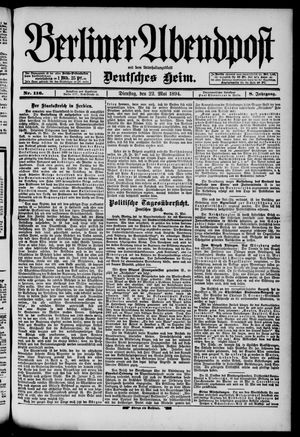 Berliner Abendpost vom 22.05.1894