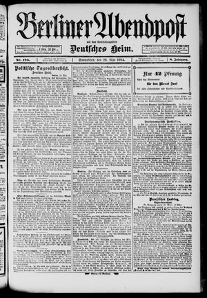 Berliner Abendpost vom 26.05.1894