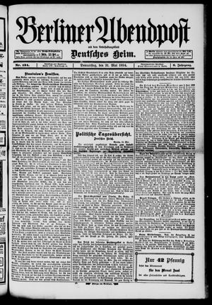 Berliner Abendpost vom 31.05.1894