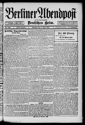 Berliner Abendpost on Jun 3, 1894