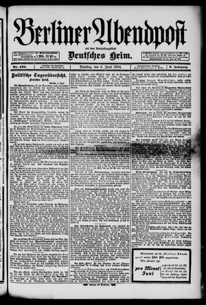 Berliner Abendpost vom 05.06.1894