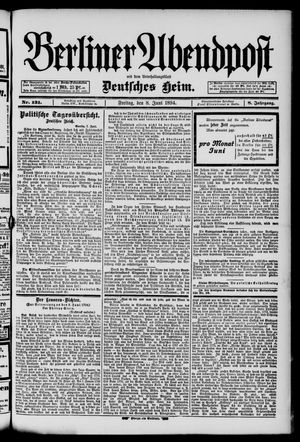 Berliner Abendpost vom 08.06.1894