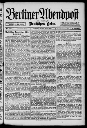 Berliner Abendpost vom 10.06.1894