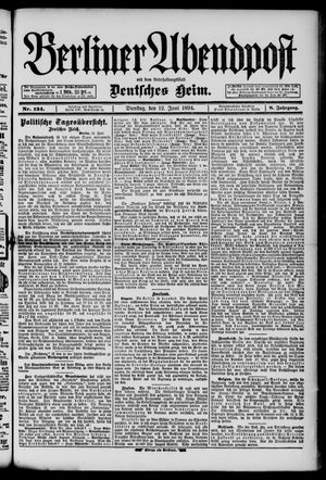 Berliner Abendpost vom 12.06.1894