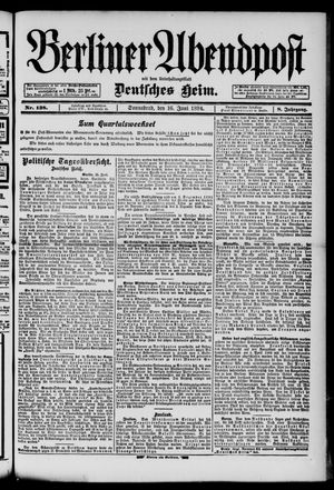 Berliner Abendpost vom 16.06.1894