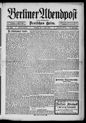 Berliner Abendpost on Jul 3, 1894