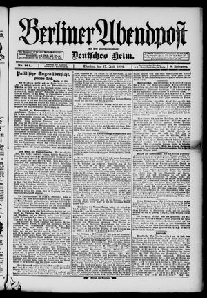 Berliner Abendpost vom 17.07.1894