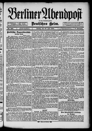 Berliner Abendpost vom 20.07.1894