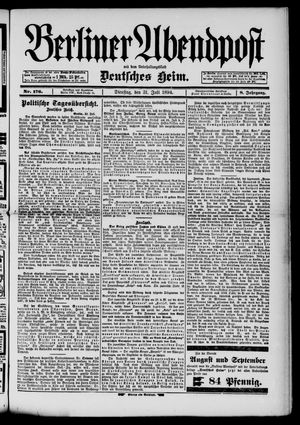 Berliner Abendpost vom 31.07.1894