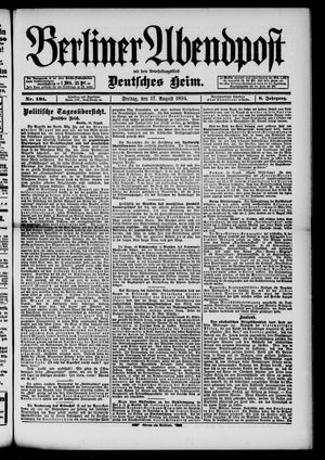 Berliner Abendpost vom 17.08.1894