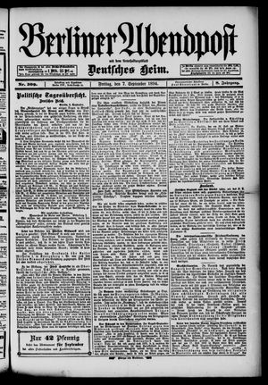 Berliner Abendpost vom 07.09.1894