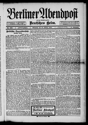 Berliner Abendpost vom 10.10.1894