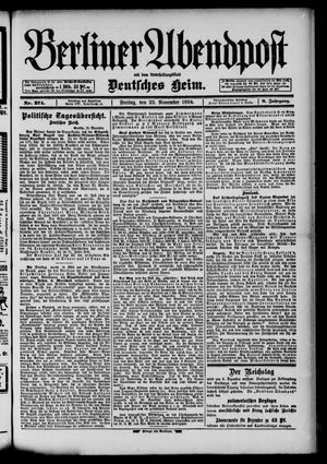 Berliner Abendpost vom 23.11.1894