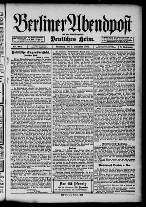Berliner Abendpost vom 05.12.1894