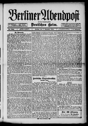 Berliner Abendpost vom 07.12.1894