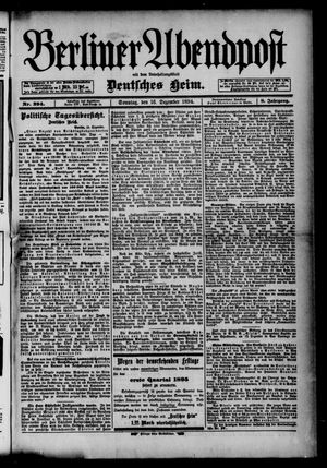 Berliner Abendpost vom 16.12.1894
