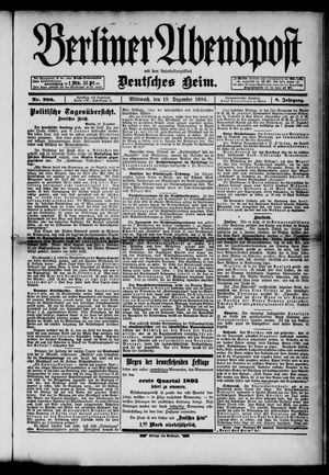 Berliner Abendpost vom 19.12.1894